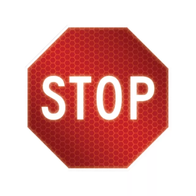 Accuform Prismatic Reflective "STOP" Regulatory Traffic Sign 24" x 24" Aluminum