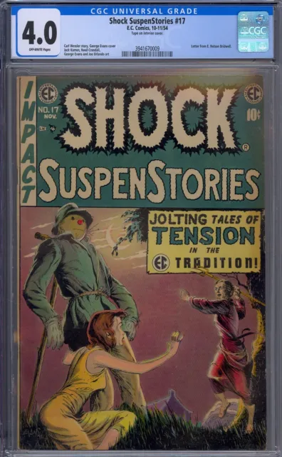 Shock Suspenstories #17 Cgc 4.0 George Evans Pre-Code Horror