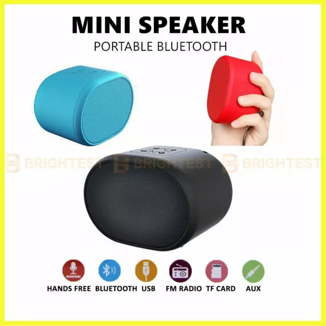 Portable Wireless Bluetooth Speaker Extra Bass Music Indoor Outdoor Small Compac