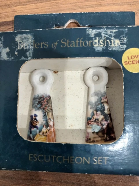 Bullers Of Staffordshire  Escutcheon Set