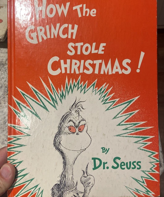 FIRST EDITION 1957 Dr Seuss How The Grinch Stole Christmas Rare Vintage ...