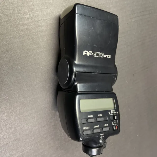 Pentax AF-500FTZ Shoe Mount Flash Speed Lite for Film Camera From Japan Exc 085