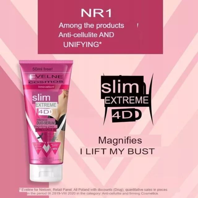 Eveline Slim Extreme 4D Bust Intense Bust Duo-Sérum Liftant Volumateur Push-Up 3