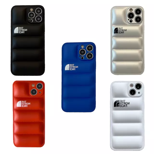 Cover Per Apple iPhone Piumino The North Face 12 13 14 Pro Max Puffer Custodia