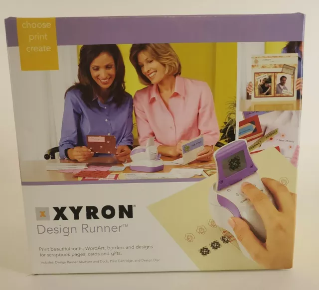 NEW IN BOX! Xyron Design Runner Cordless Printer. Scrapbooking And So Much More!