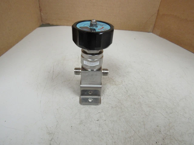 FUJIKIN VALVE STAINLESS SS 316L DIAPHRAGM SOFT-SEAL ADEH5000 100321 ...