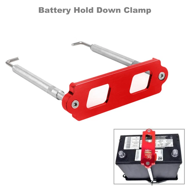 BATTERY HOLD DOWN Clamp Holder Tie Down Bracket Bolt Hold Down Kit For