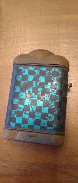 Ancienne lampe de poche saft guy boucher plastique bleu testé ok