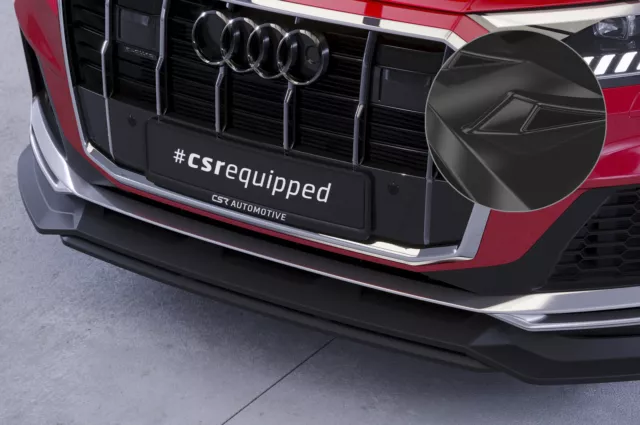 Cup Spoiler Lippe Front Glossy für Audi Q7 4M S-Line / SQ7 4M CSL748-G