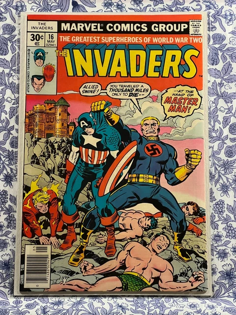 INVADERS #16 NM 9.4 Jack Kirby Roy Thomas 1st app. Warrior Woman HTF CGC IT!2