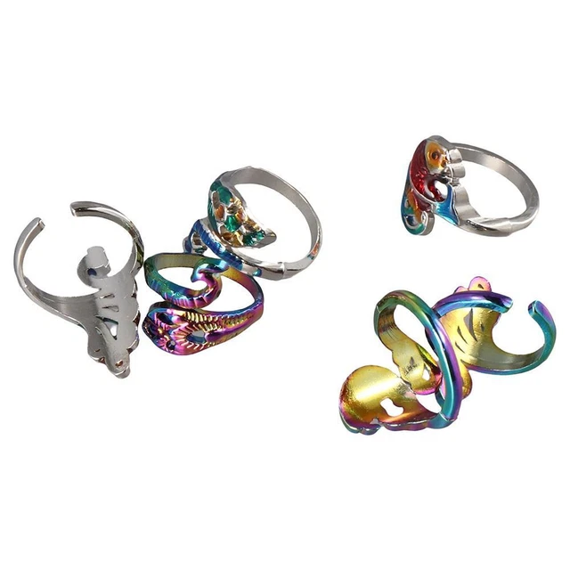 Set Da 3 Anelli Da Uncinetto Con 2 Regolatori - Anello Di Tensione Regolabile A Forma Di Gatto, Guida Filo Per Maglieria E Uncinetto - Accessori Artigianali Fai Da Te