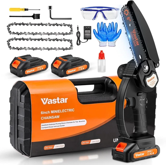 WingFly Mini Motosega a Batteria Compatibile con Makita 18 V, 8 Pollici Motosega a Batteria per Potatura con Motore Brushless, Motosega Elettrica Per il Taglio del Legno(Senza Batteria