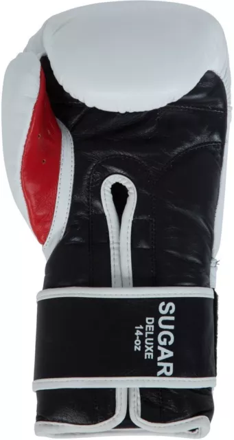 Guantes de boxeo Benlee Sugar Deluxe guantes de boxeo de cuero 2