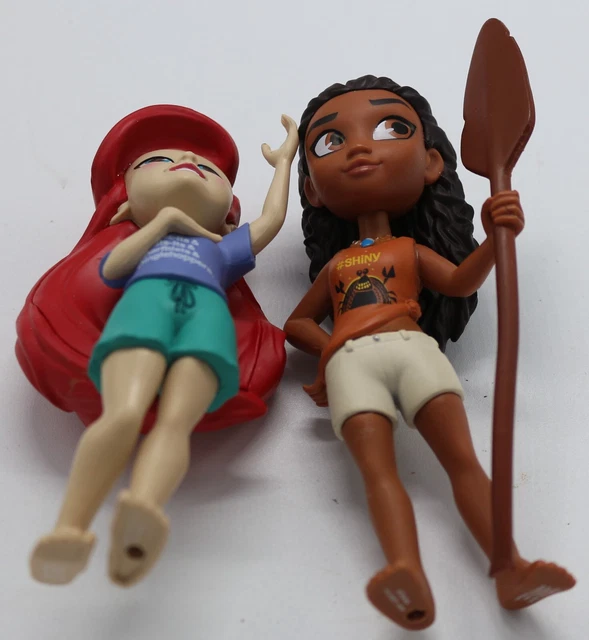 Funko Rock Candy Disney Moana & Ariel Loose Fingures Vinyl Lot of 2