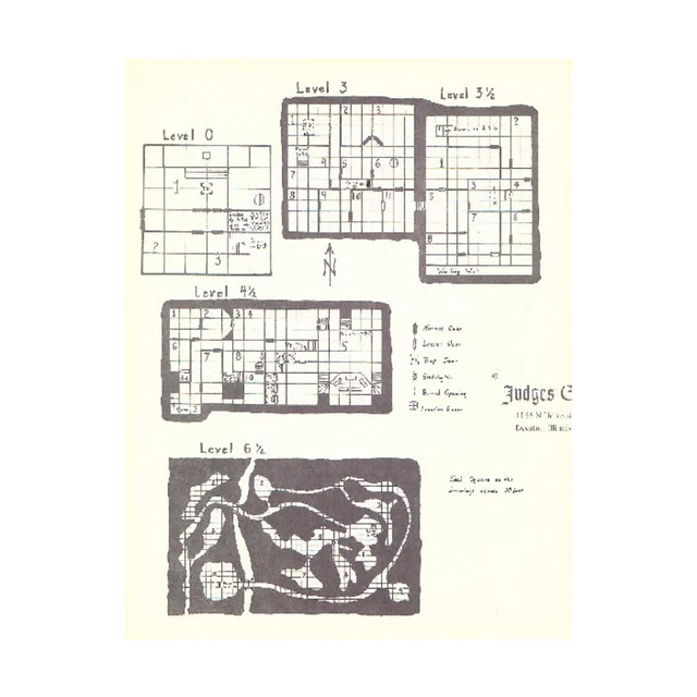 Judges Guild D&D Module Of Skulls and Scrapfaggot Green (2nd) VG+