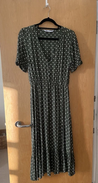 slim fit dress slacks GUCCI Polka Dot GG Logo Black White Midi Long Sleeve Silk Dress 42 6 –  Fashion Reloved