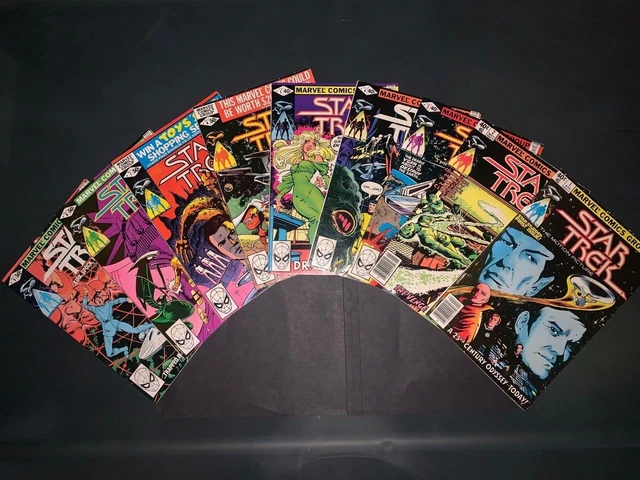 STAR TREK #1 - #17 Original Series Full Run 1st Movie MARVEL COMIC BOOK LOT