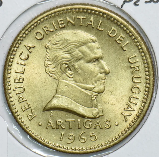 Uruguay 1965 10 Pesos 241005 combine shipping