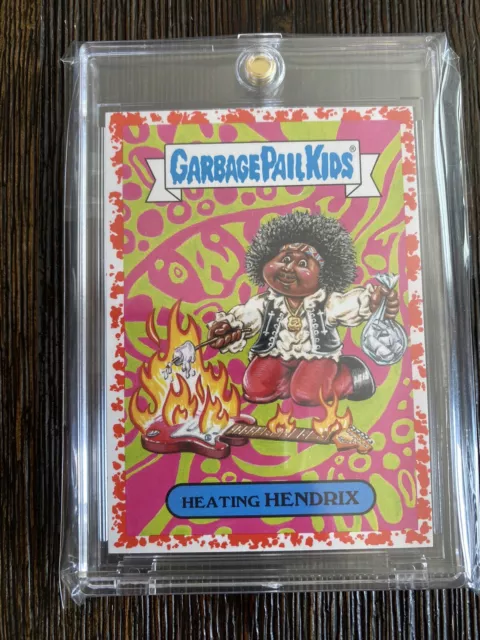 Heating Jimi Hendrix Garbage Pail Kids Battle of the Bands Red 16/75