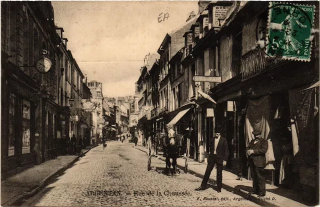CPA AK ARGENTAN - Rue de la Chaussée (435809)