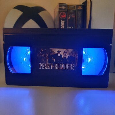 BBC'S PEAKY BLINDERS LED VHS Tape Lamp Birthday Gift Ideas Retro Light