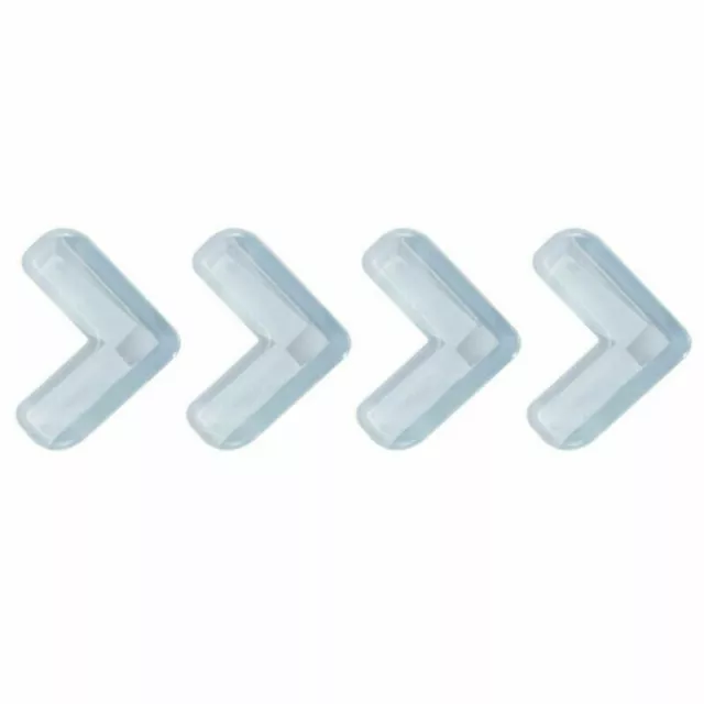 Practical L Shaped Corner Guards for Table Safety Clear Color 4 Pieces