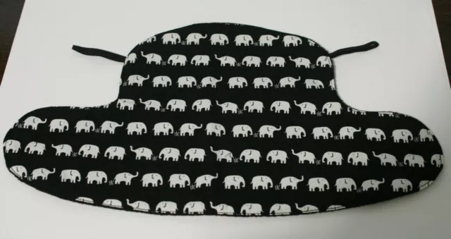 ERGO 360 ADAPT/OMNI BABY CARRIER SUCK/TEETHING DRIBBLE BIB.Elephants.