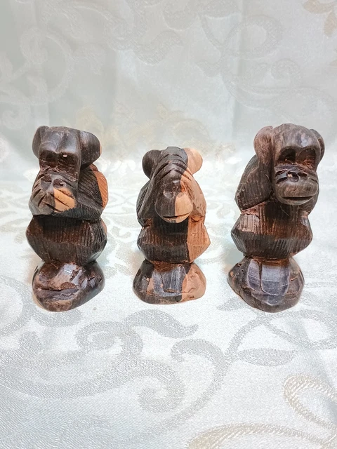 Porte Clé Porte Bonheur Chinois Porte-clé 3 Singes De La Sagesse Coco Papaya - Métal Argenté Porte-Bonheur Métal Argenté Anallergique Porte Clé Porte Bonheur Chinois Porte-clé 3 Singes De La Sagesse Coco Papaya - Métal Argenté Porte-Bonheur Métal Argenté Anallergique