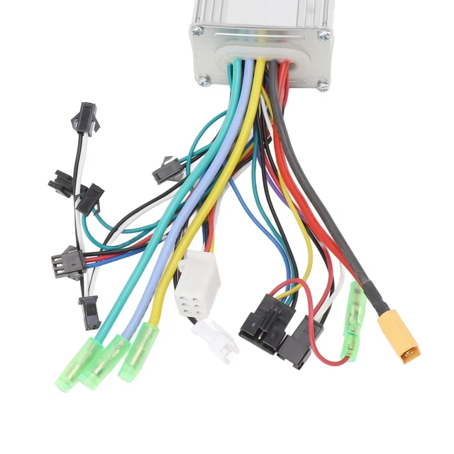 Regolatore Di Velocità Per Motore Brushless 1800W 48V – Controller Per Bici Elettrica, Scooter, E-bike, ATV (Nuovo, Argento)
