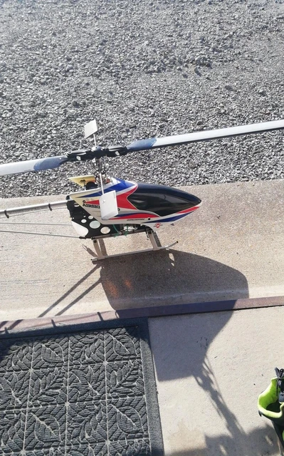 Engine Radio Control Helicopter Jr Air Skipper 90 Futaba Propo