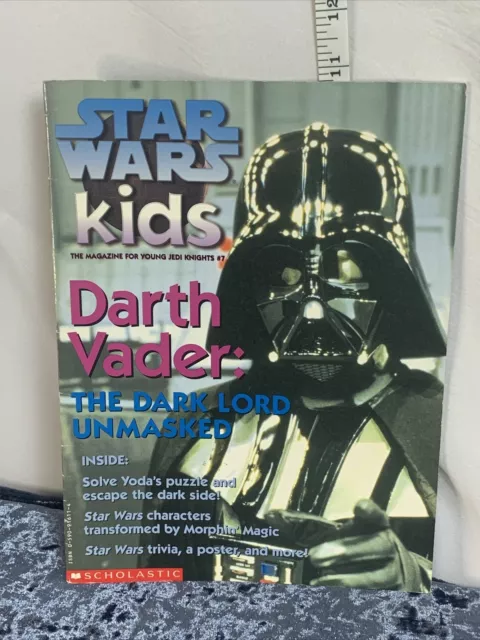 STAR WARS KIDS Magazine Scholastic 1997 Issue 7 Darth Vader