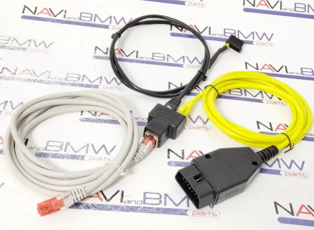 BMW NBT EVO RETROFIT FSC CODAGE SET de câbles clignotant OABR VERS ETHERNET...