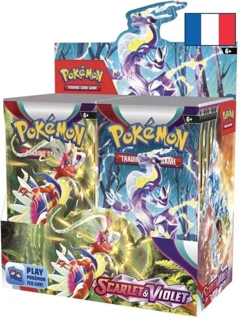 DISPONIBLE Pokemon Display sous blisters Ecarlate et Violet EV01 Neuf Scellé FR