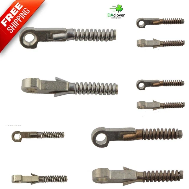 100 piezas insertos de resorte para reparar templos flexibles de anteojos rotos de 1,2/1,4 mm