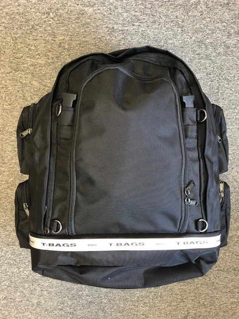 Motorcycle Luggage Sissy Bar T Bag - Black
