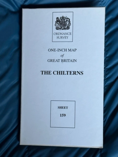 ORDNANCE SURVEY, 1 Inch Paper Map, The Chilterns, no: 159, Library Ed ...
