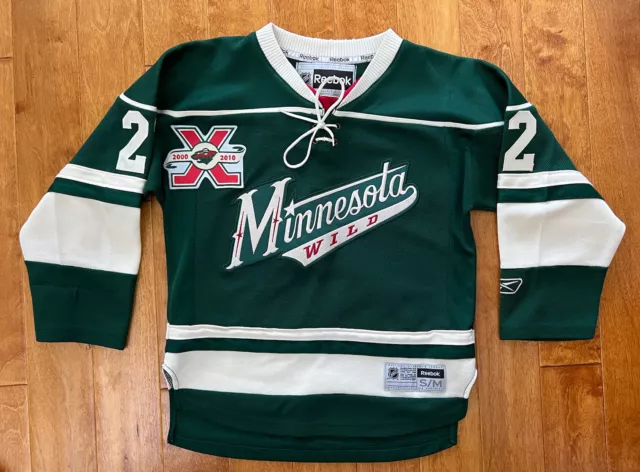 Minnesota Wild Reebok Nino Niederreiter NHL Camouflage Youth Small hockey  jersey