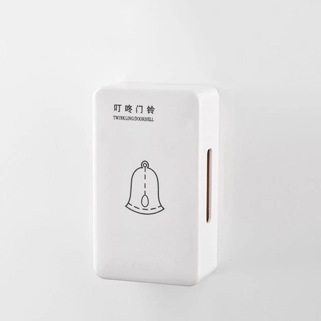Timbre de puerta con cable DC 12V timbre para control de acceso oficina en casa piezas blancas