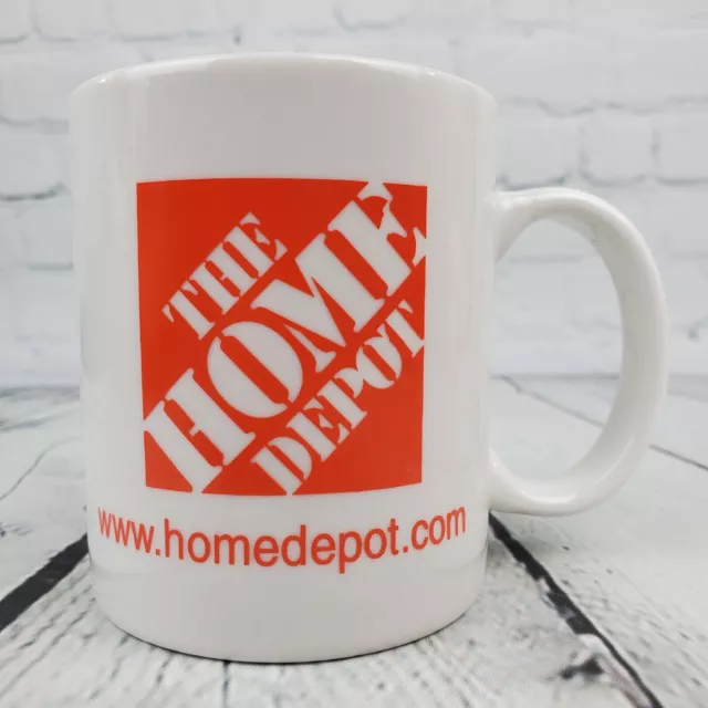 The Home Depot Coffee Cup Mug Orange Logo