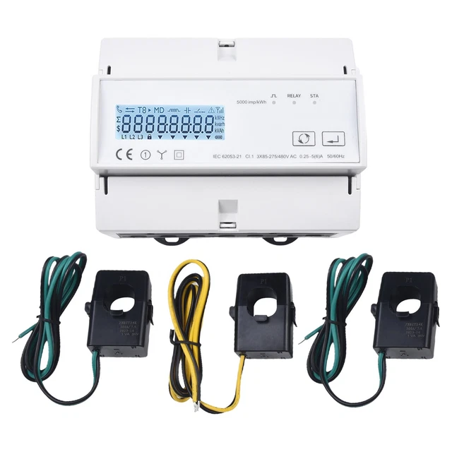 Misuratore Di Energia WiFi Bidirezionale - Monitora Consumi Elettrici In Tempo Reale