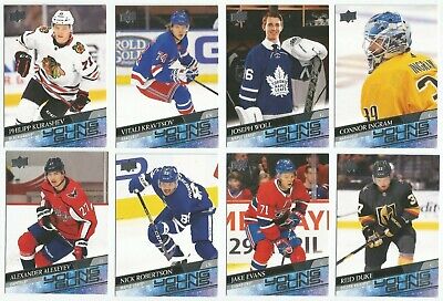 2020-21 Upper Deck Series 1 YOUNG GUNS Rookie RC (#202-250) U-PICK FROM LIST