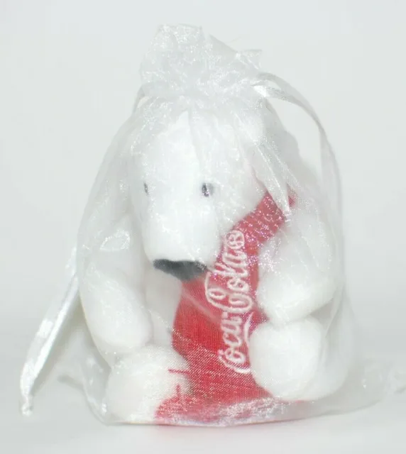 Coca Cola Polar Bear Plush Collectible Stuffed Animal Advertising Soda