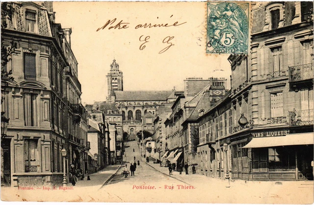 CPA Pontoise Rue Thiers (1319777)