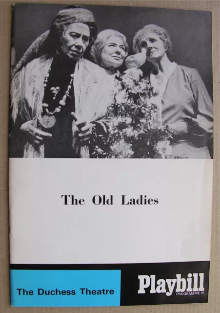 1969 THE OLD LADIES Rodney Ackland Flora Robson Joan Miller Joyce Carey Duchess