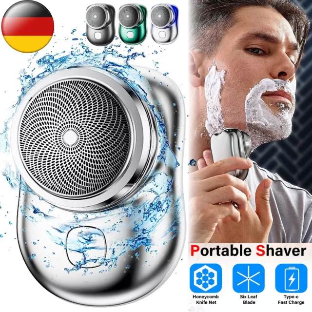 Mini Rasierer USB Herren Elektrisch Minirasierer Mini-shave Portable Shaver Gift