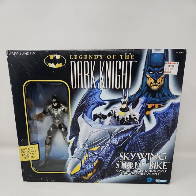 Batman Legends of the Dark Knight Skywing Street Bike & Figure Kenner 1996 NIB