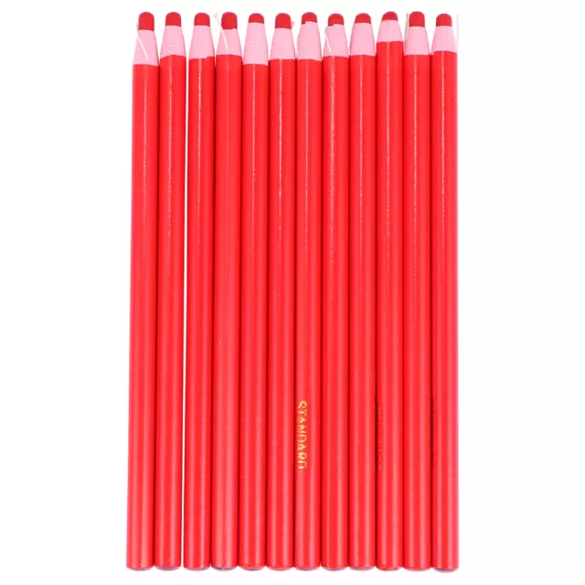 Lápices de grasa marcadores de china peel-off para tela, metal, vidrio - rojos