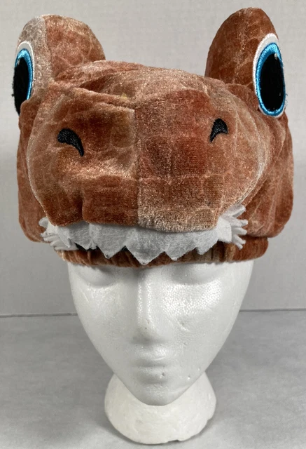 Jurassic Park Universal Studios Dinosaur Hat Plush T-ReX Raptor Dino Park World