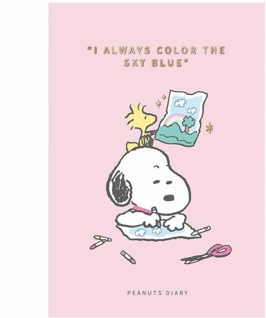 PEANUTS SNOOPY SCHEDULE Notebook 2023 Planner B6 Gantt Chart Diary ...