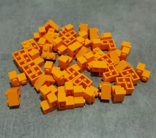 LEGO Brick 2357 Orange x55 pièces ( LOT 355 )